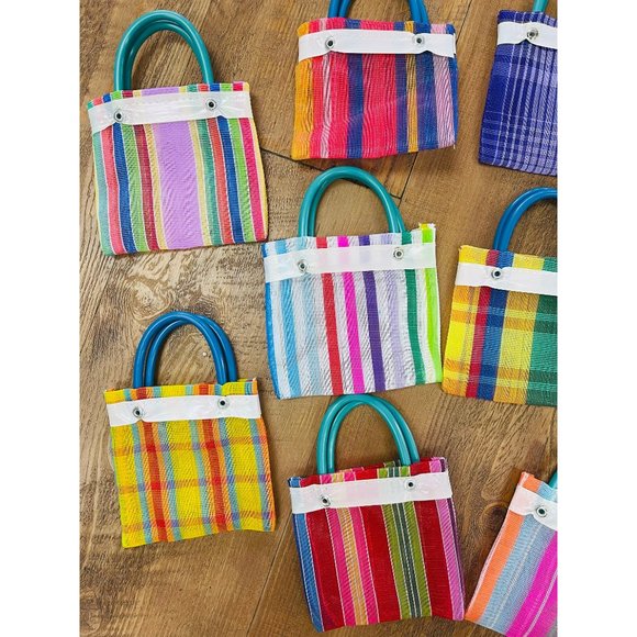 Mexican 10 pc Mini Market Bag W “4.5” x L “4” - Picture 4 of 7